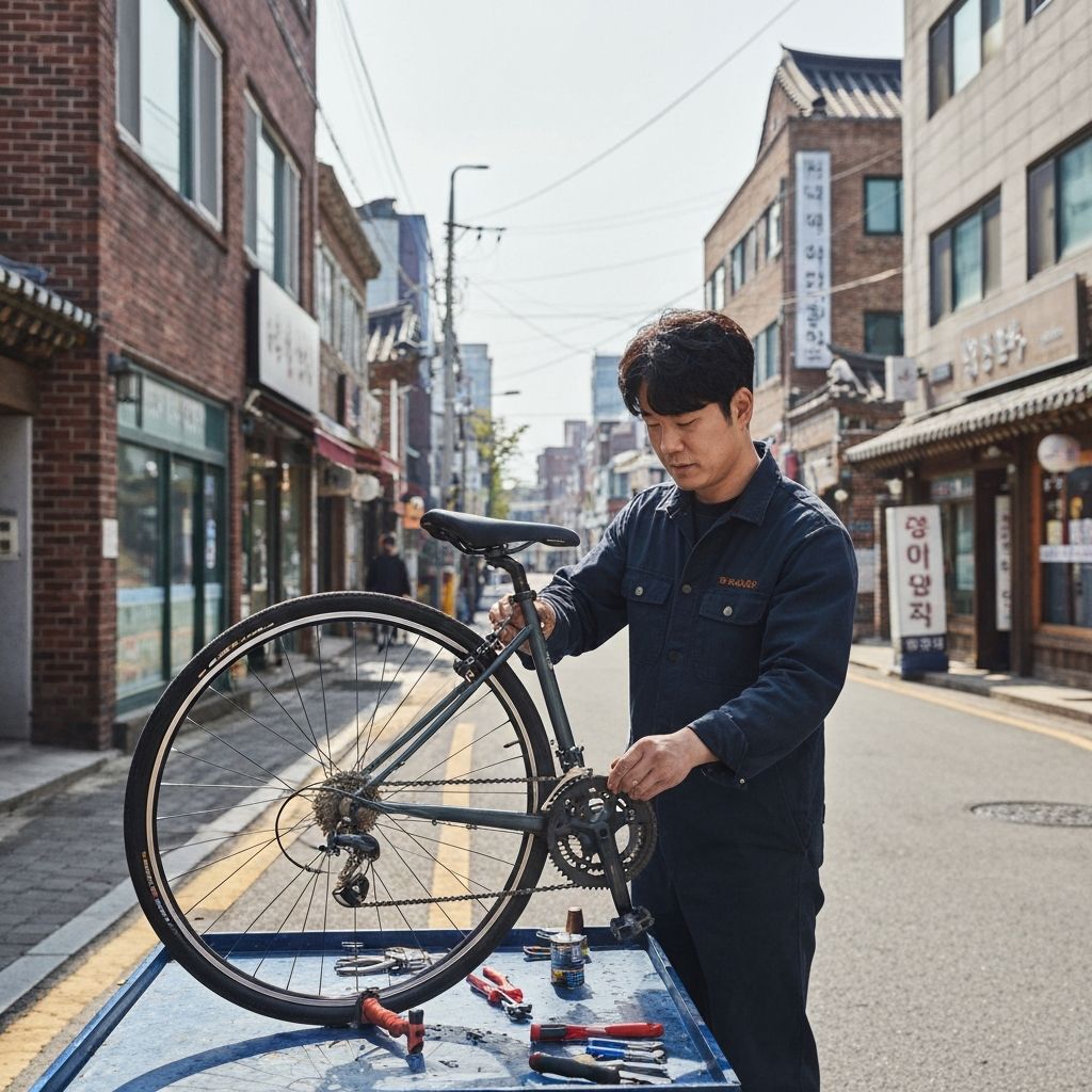 자전거 방문 수리 서비스 — 정호자전거